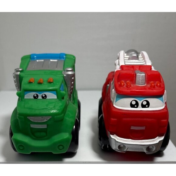 Tonka Chuck and Friends Rowdy Garbage Truck & Boomer Firetruck Mini Toy Set - Picture 5 of 10
